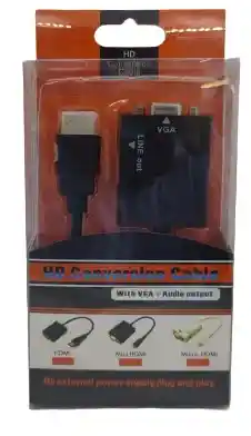 Convertidor De Video Hdmi A Vga Con Audio