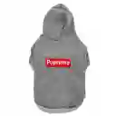 Hoodie Pupreme Gris Talla M