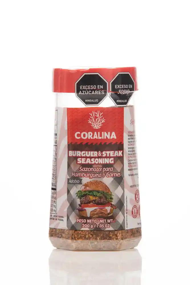 Sazonador Coralina Salt Sazonador Especial Hamburquesas (200 Gr)