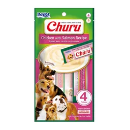 Churu Dogs Pollo Con Salmon X 4 Unidades (56gr)