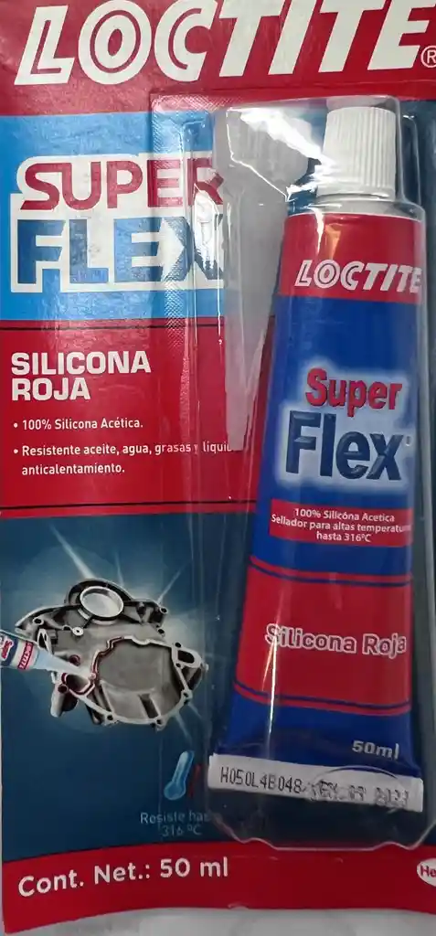 Silicona Roja Por 50ml