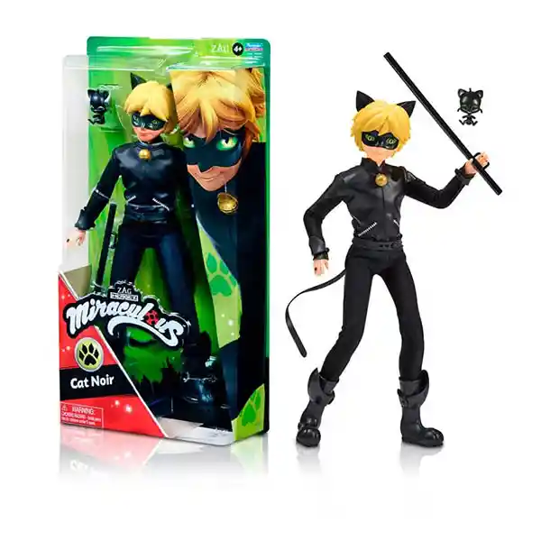 Muñeco Cat Noir Miraculous Heroez