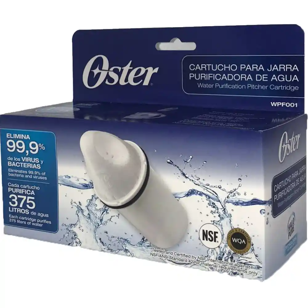 Oster Cartucho Para Jarra Purificador De Agua