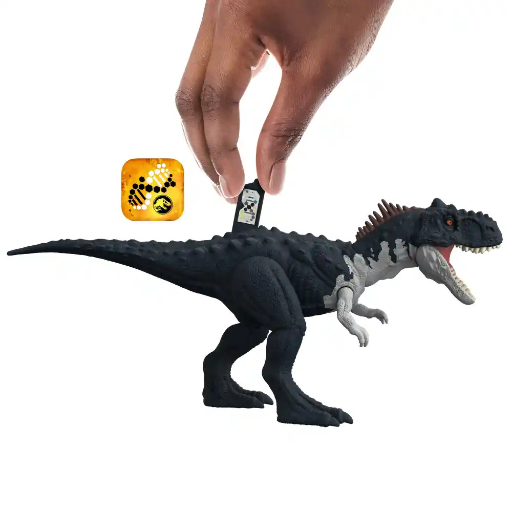 Jurassic World Dinosaurio Rajasaurus Ruge Y Ataca Mattel