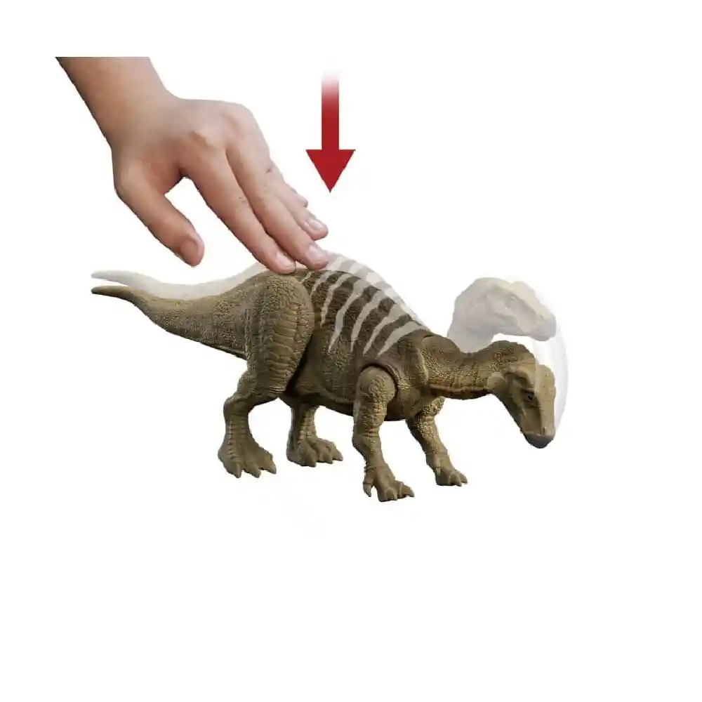 Jurassic World Dinosaurio Iguanodon Ruge Y Ataca Mattel