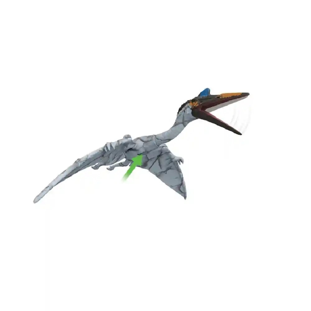Jurassic World Dinosaurio Quetzalcoatlus, Acción Masiva Mattel