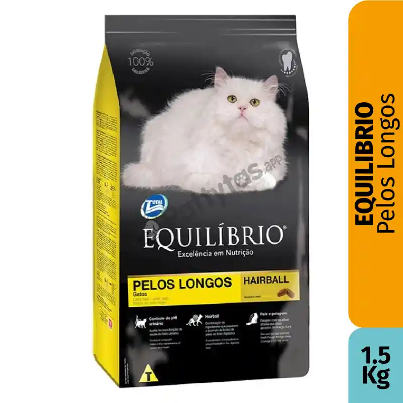 Equilibrio Gatos Pelos Longos Hairball 1.5kg