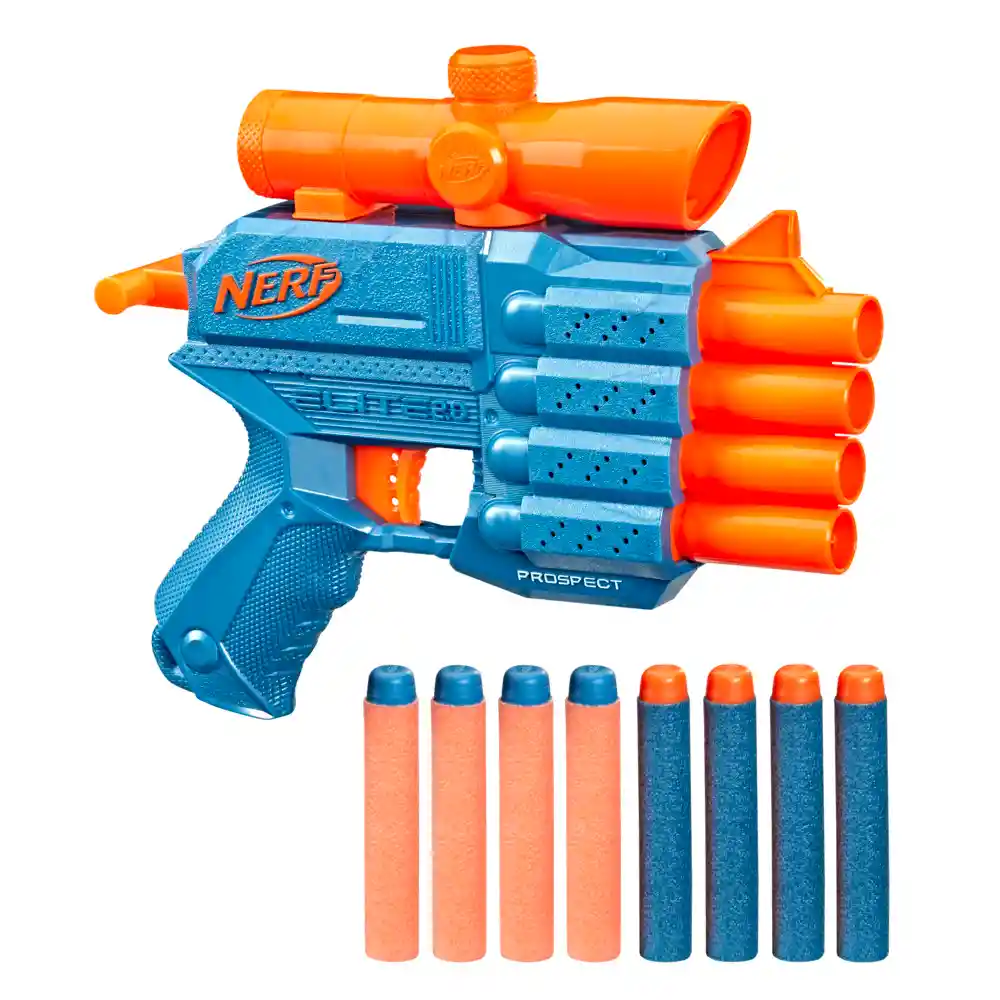 Lanzador Nerf Elite 2.0 Prospect Qs4 - 8 Dardos Hasbro