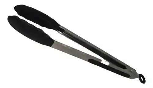 Pinza Cocina En Acero Inoxidable 26cm Alimentos Carne Asados