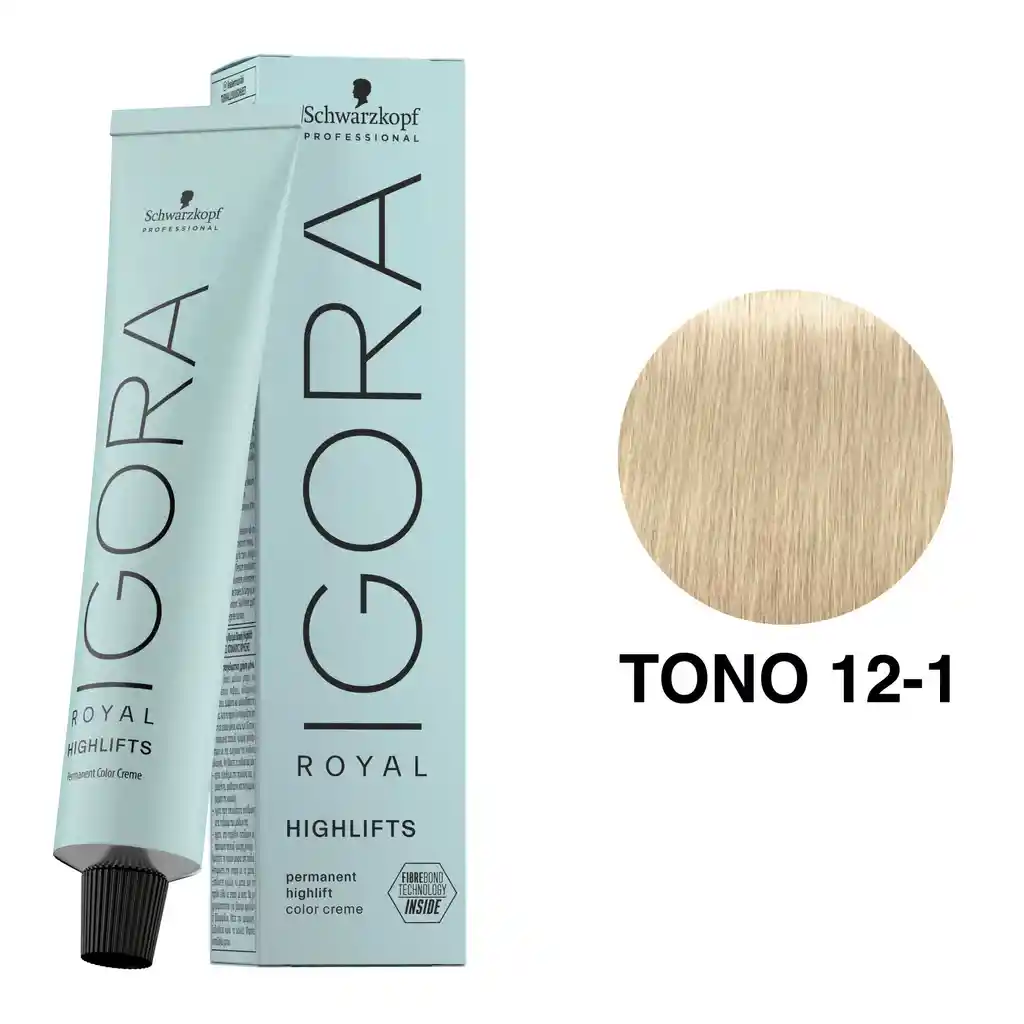 Igora Royal Highlifts Tono 12-1 Super Aclarante Ceniza 60ml