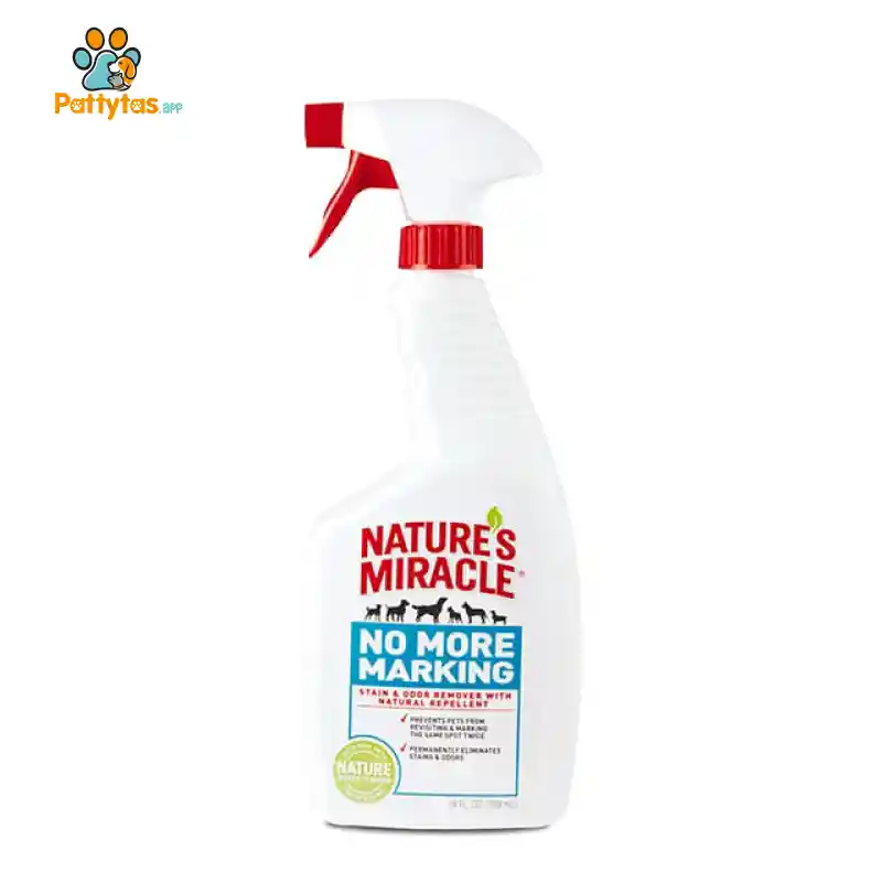 Natures Miracle Quita Manchas Y Olores Con Repelente No Mas Marcas Para Perro 24 Oz