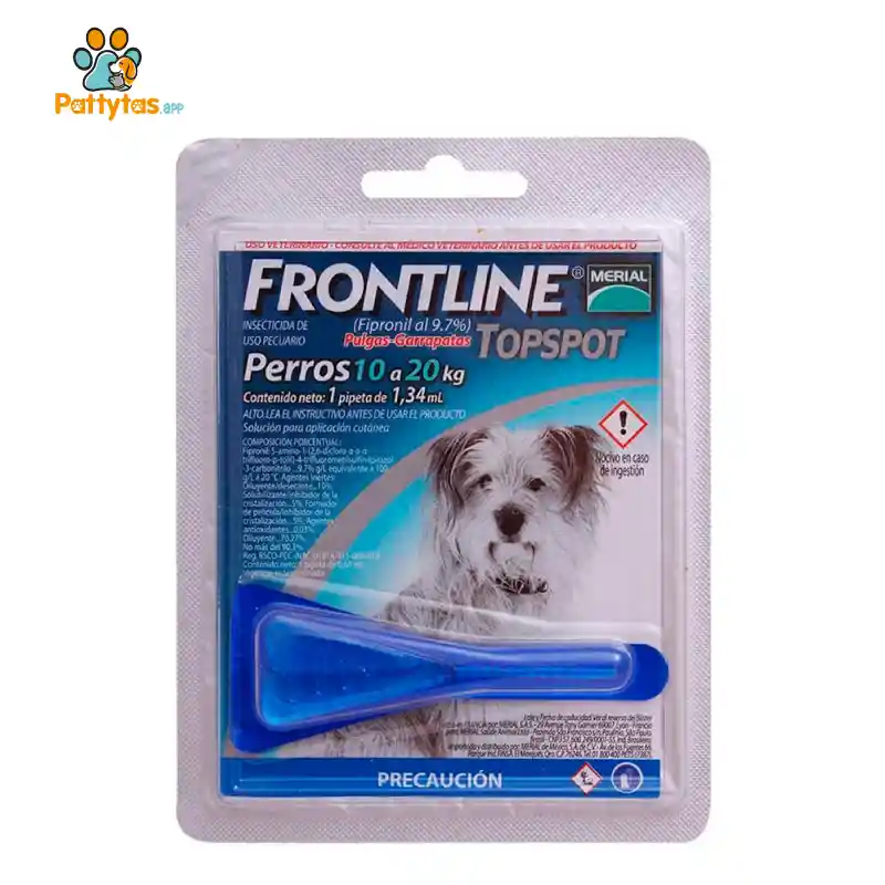 Frontline – Antiparasitario Perros De 10 A 20 Kg