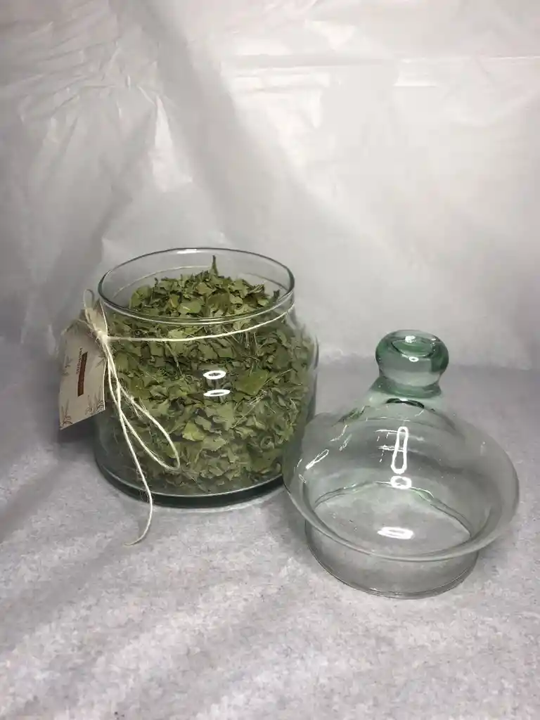 Bombonera En Vidrio Soplado Con Moringa 26 Gramos