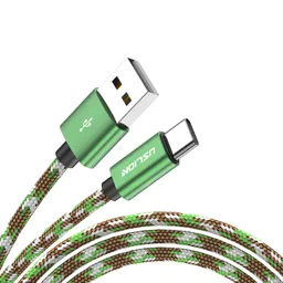 Cable Tipo C 1.8 Metros 2.4a | Verde