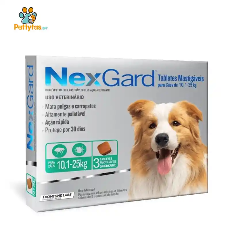 Nexgard Antipulgas Para Perros De 10.1 A 25kg