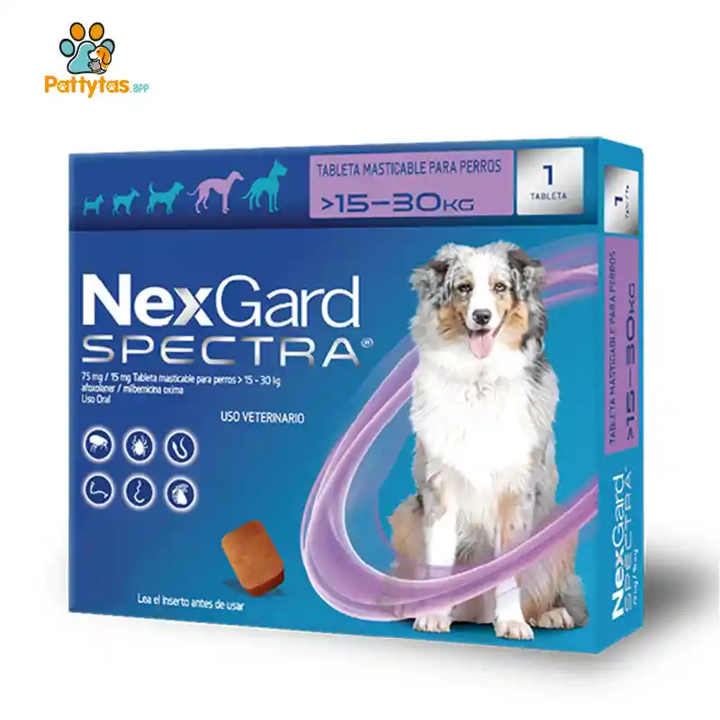 Nexgard Spectra Antipulgas Para Perros De 15 A 30kg