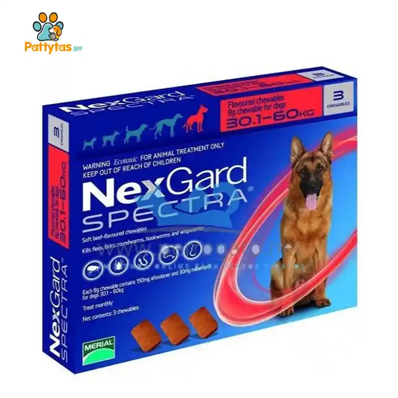 Nexgard Spectra Antipulgas Para Perros De 30 A 60kg