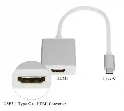 Cable Convertidor Adaptador De Usb 3.1 Tipo C A Hdmi