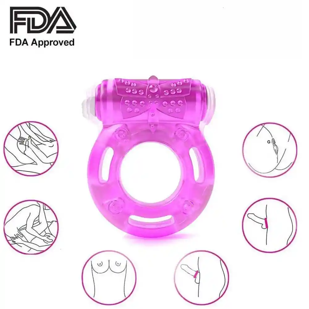 Anillo Vibrador Retardante, Juguetes Sexuales Para Hombre