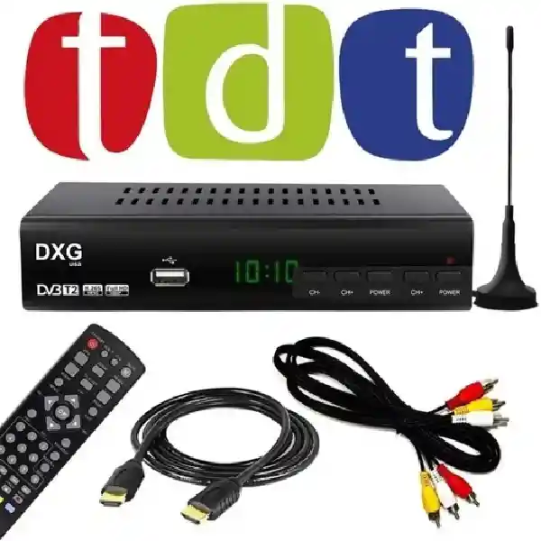 Decodificador Tdt Receptor Tv Digital T2 Antena