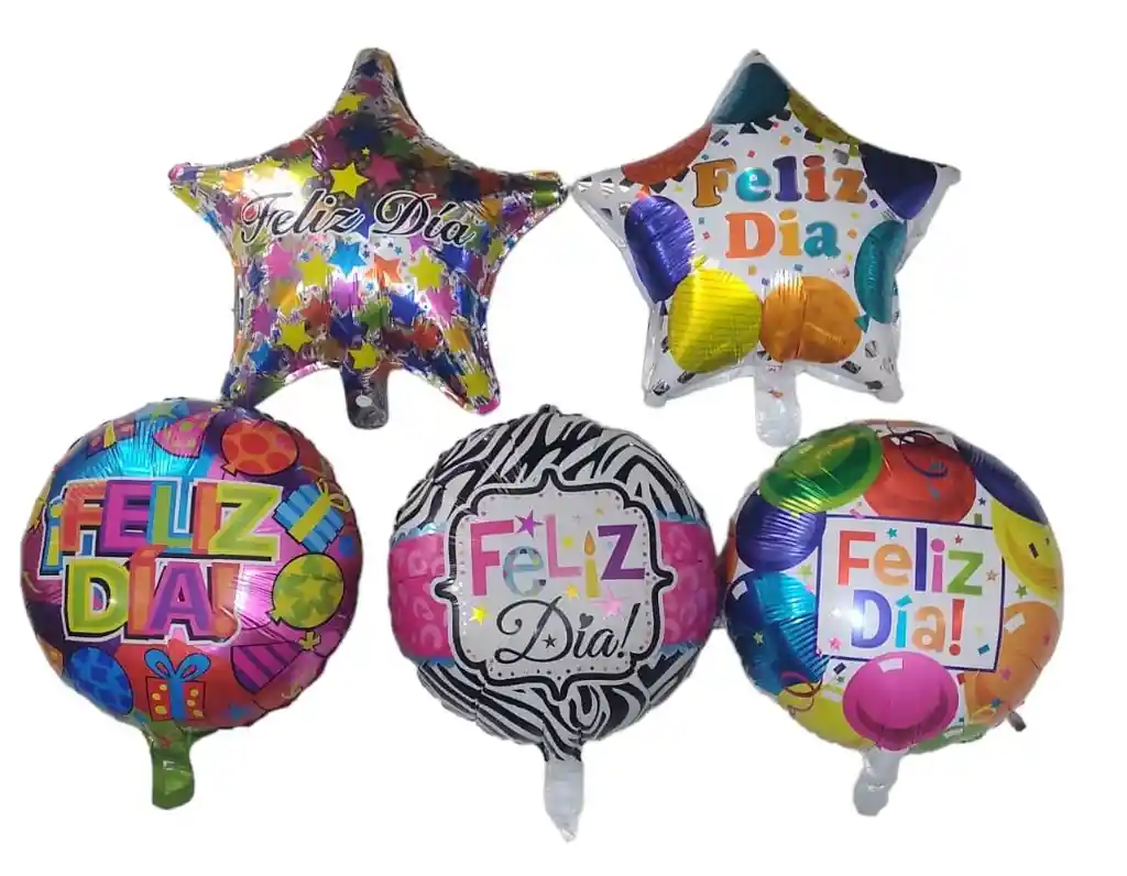 Globo Feliz Dia R18 X 2 Und