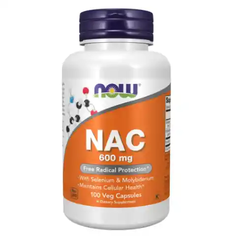 Nac 600 Mg Now 100 Cápsulas