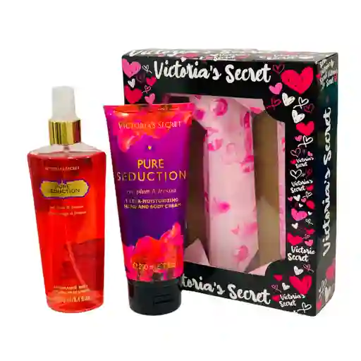 Estuche Pure Seduction Victoria´s Secret: Splash 250 Ml + Crema 200 Ml