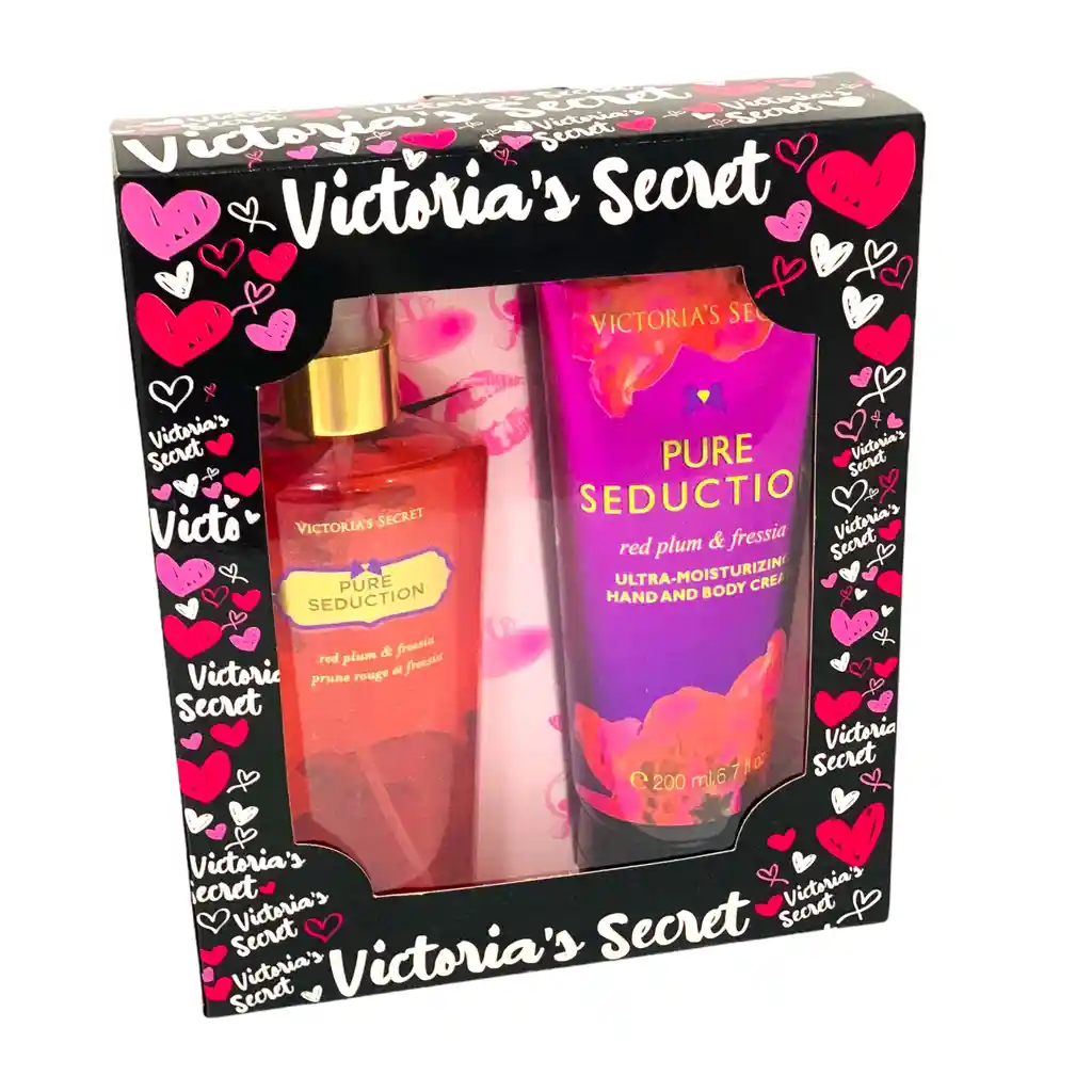 Estuche Pure Seduction Victoria´s Secret: Splash 250 Ml + Crema 200 Ml