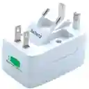 Convertidor Europeo Doble Puerto Usb Adaptador Universal Viajero Plug Adapter Travel