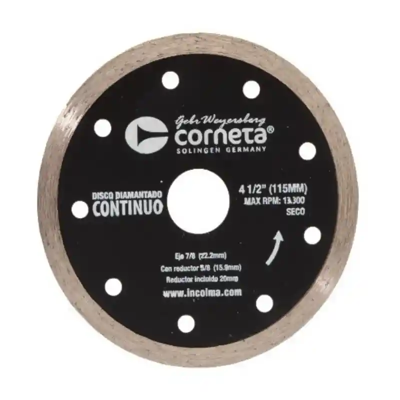 Corneta Disco Diamantado Continuo 4 1/2