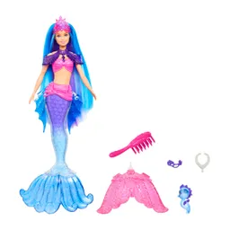 Muñeca Barbie Sirena Mermaid Power Hhg52