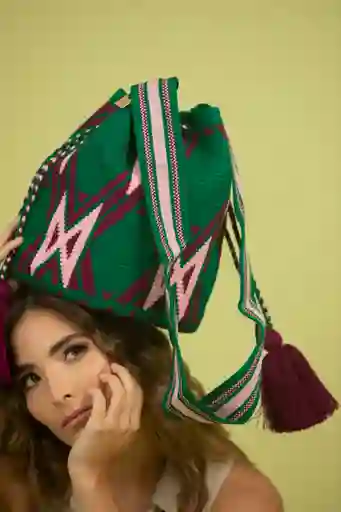 Mochila Bolso Wayuu Grande De Diseño Mgd010