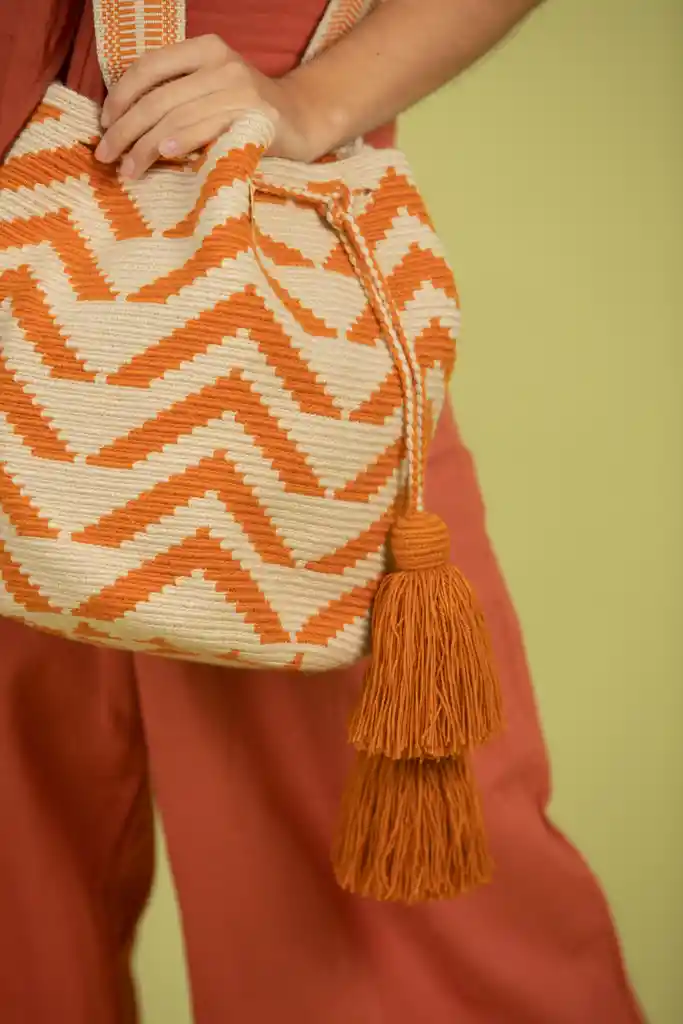 Mochila Bolso Wayuu Grande De Diseño Mgd007