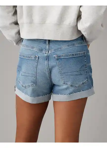 Short Mujer en Color Azul Talla 6 American Eagle