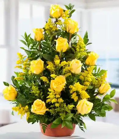 Arreglo De Rosas Amarillas