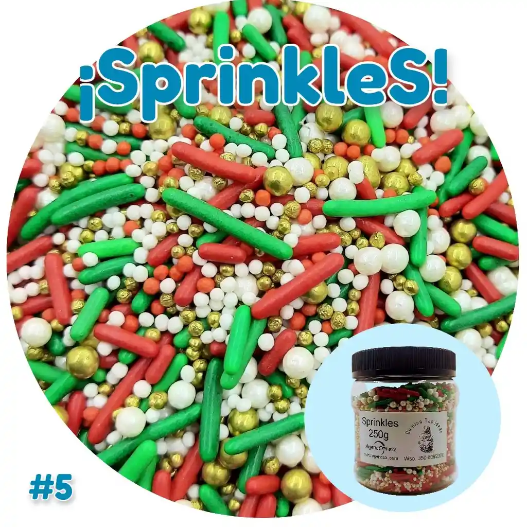 Sprinkle Navidad X 250 Gr