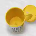 Vaso Taza Pocillo Batidor Mezclador Eléctico Mug Amarillo