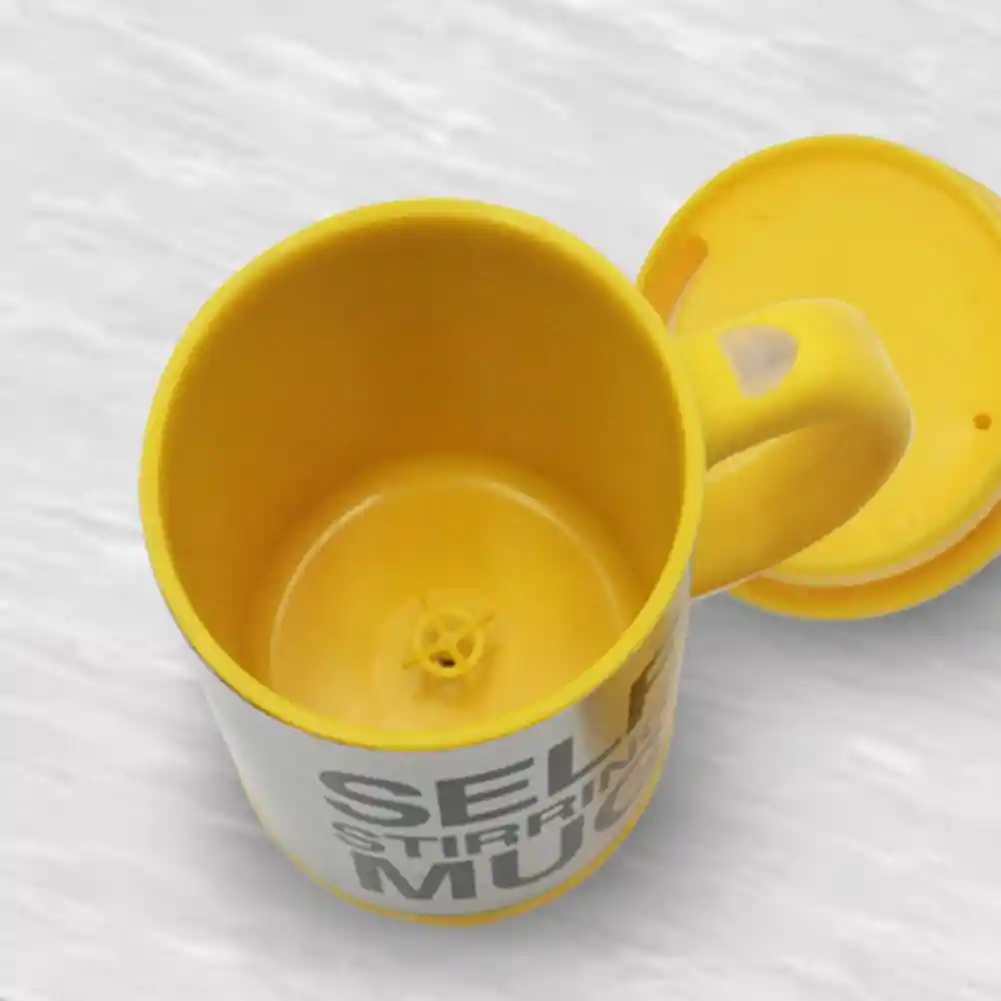 Vaso Taza Pocillo Batidor Mezclador Eléctico Mug Amarillo