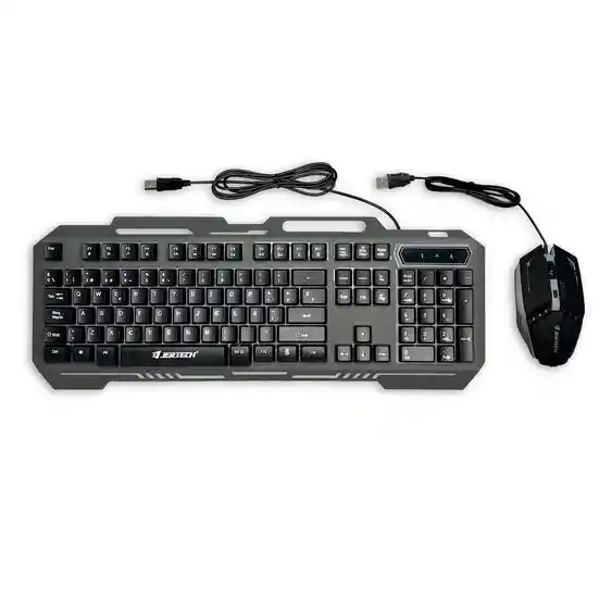 Teclado Y Mouse Gamer - Combo 2 En 1 Jertech Cheetah Km960