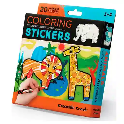 Adhesivos Para Colorear Animales