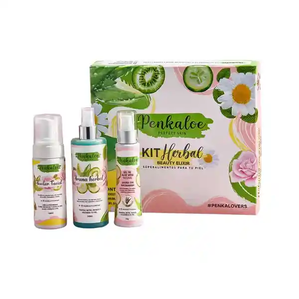 kit penKaloe herbal perfect skin superalimentos para tu piel