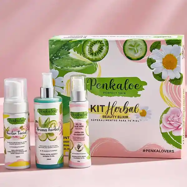 kit penKaloe herbal perfect skin superalimentos para tu piel