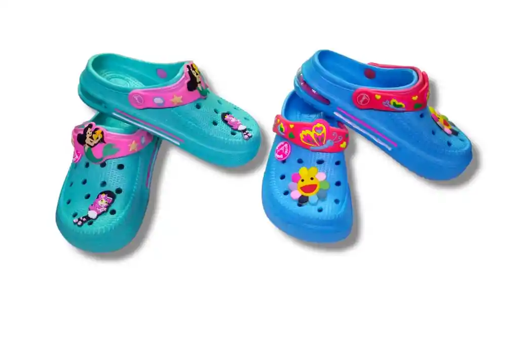 Zapato Tipo Crocs Sueco Niño/niña Cámara Aire