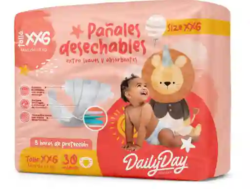 Pañales Desech Dailyday Talla Xxg*30unds