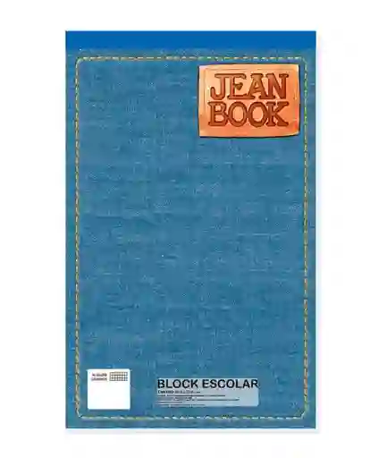 Block Cuadriculado Tamaño Oficio X70 Hojas Jean Book