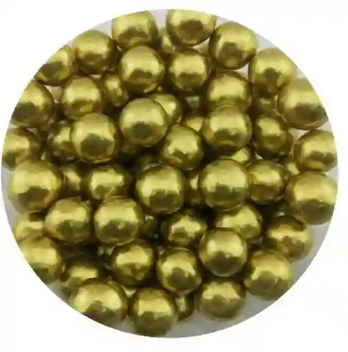 Perla Dorada Comestible # 8 Mm