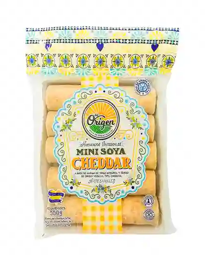 Deditos Mini Soya Cheddar Del Origen 10 Unds