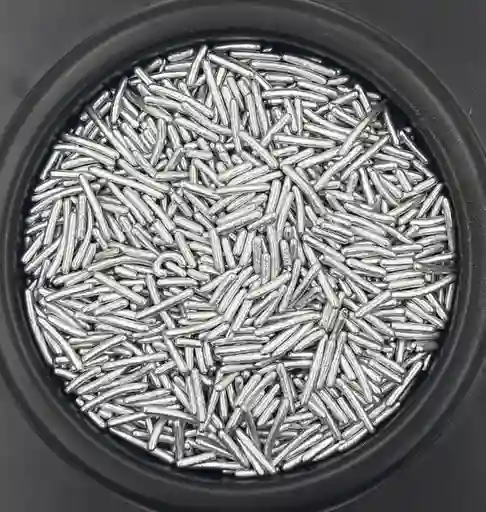 Sprinkles Palitos De Colores Plateados