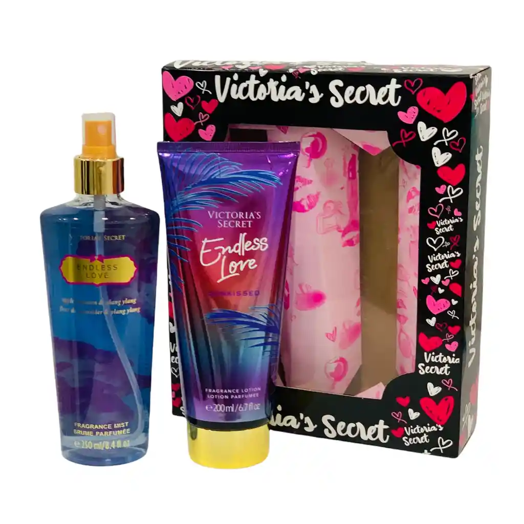Estuche Endless Love Victoria´s Secret: Splash 250 Ml + Crema 200 Ml