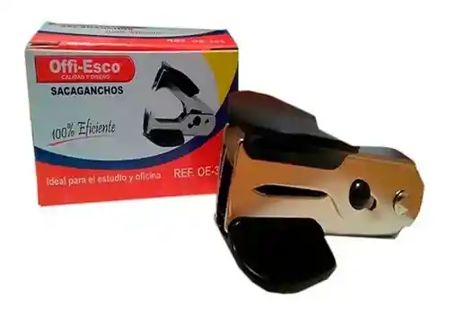 Sacaganchos Pequeño Portátil De Oficina Offiesco 302 Grapa Papel